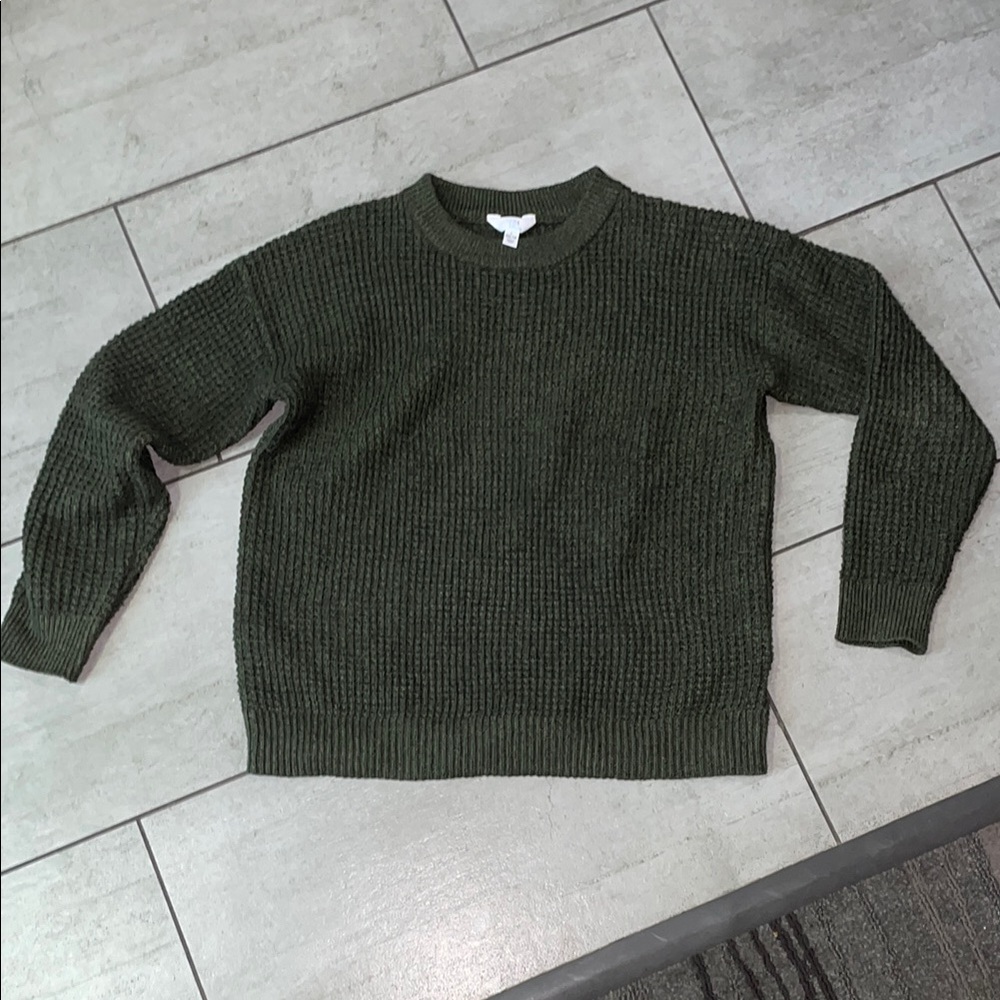 Cozy Olive Green Sweater